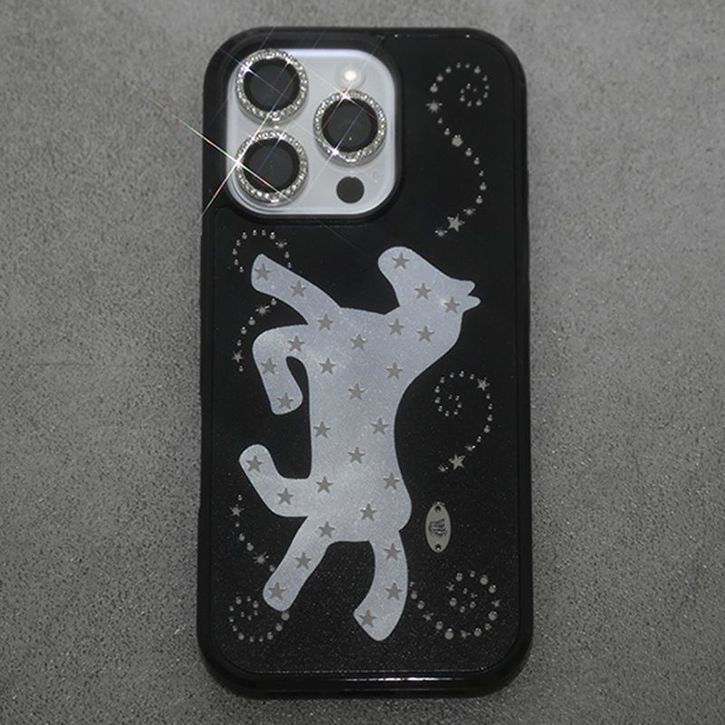 WATERJEAN（ウォータージン）の「[MADE] 星空ポニーケース(ブラック)（スマホグッズ/小物）」