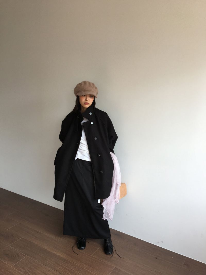Slit Long Skirt (2 Colors)