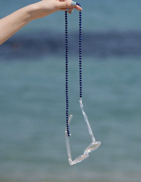 partez（パルテ）の「Blue Pebble Glasses String（Accessories）」