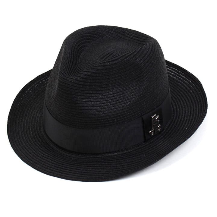 Soft Summer Black Long Fedora