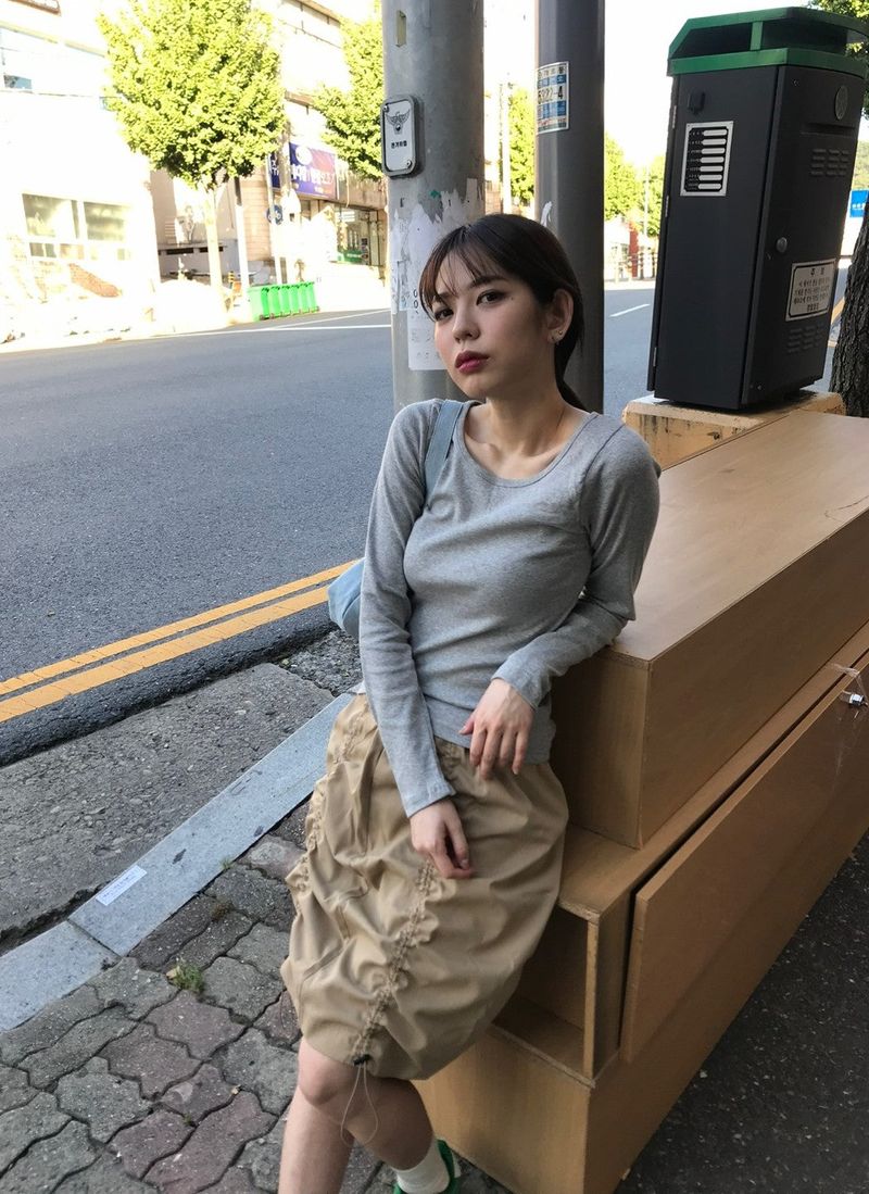 Arco iris（アルコイリス）の「Daylight u-neck slim t（Tops）」