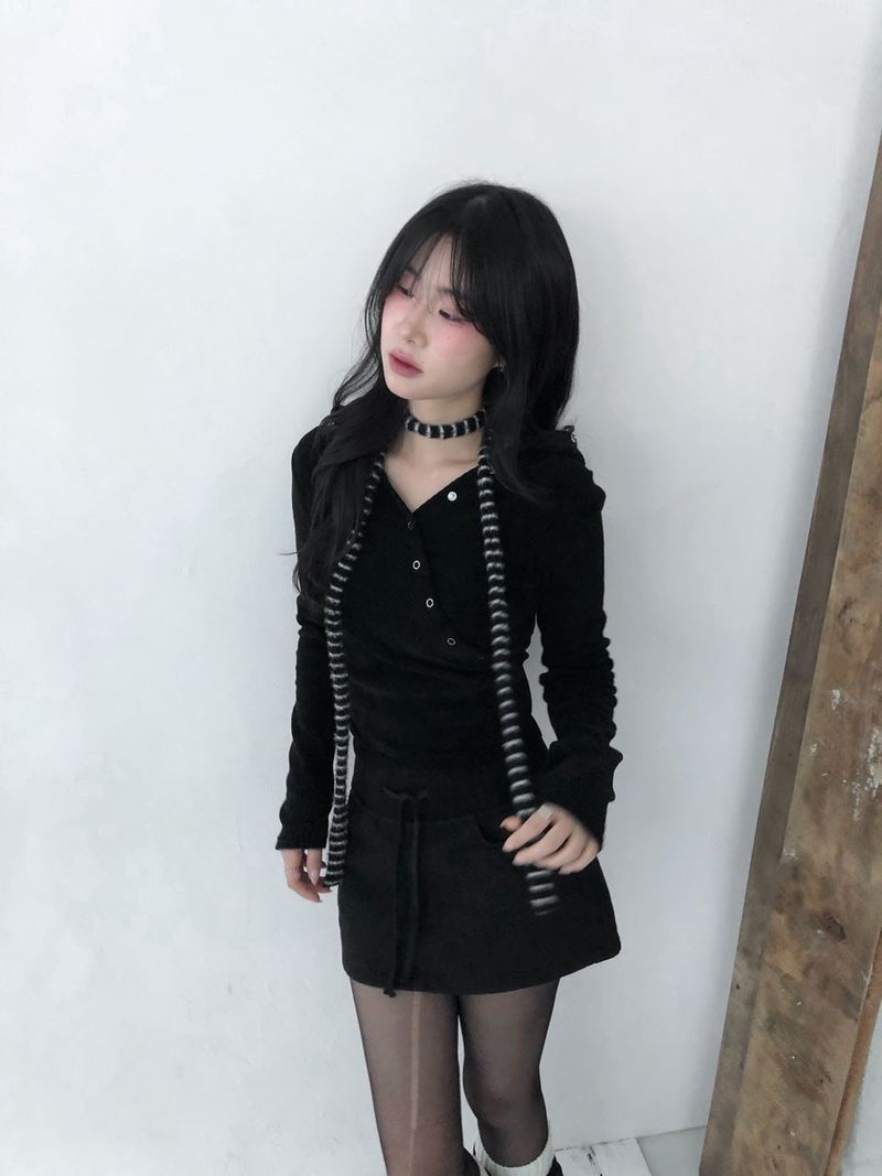 Cotton banding skirt