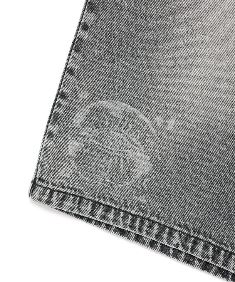 OVERDYED DENIM SHORTS GREY(CV2FMUD161A)