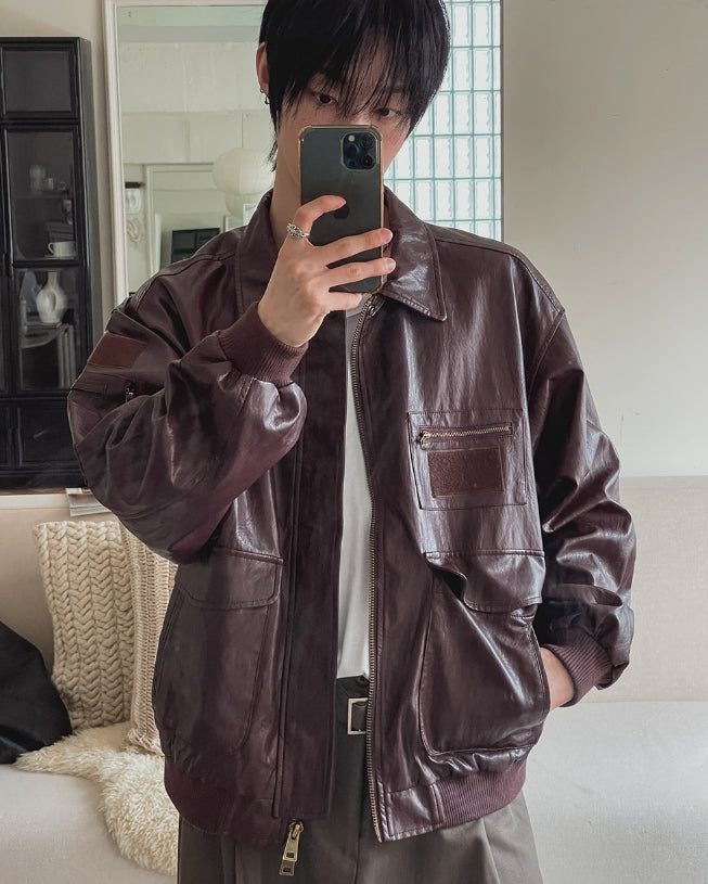 Salty Vintage Leather Jacket