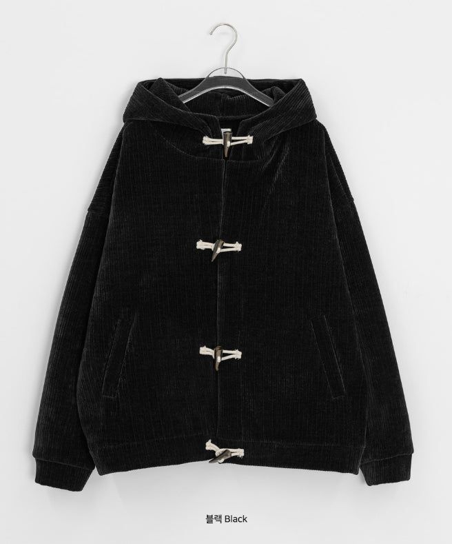 Beamcats Duffle Corduroy Brushed Hood Jacket