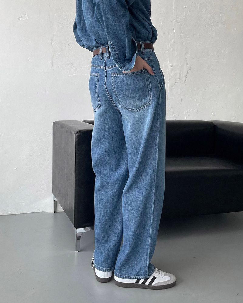 LE Coleman Linen Two-Tuck Denim