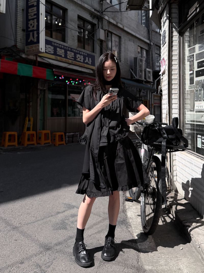  UNBAL FRILLED SKIRT