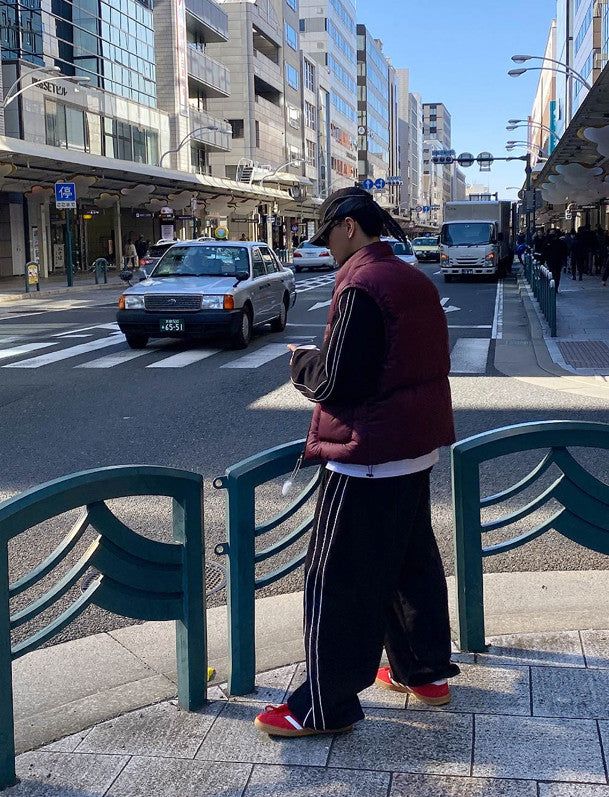 No.0547 3line sweat set ZIP-UP
