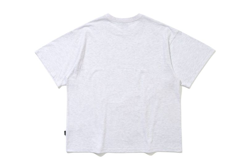 RECENT ARCH LOGO TEE SHIRT_LIGHT GREY