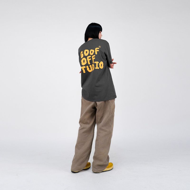 GOOFOFF MAIN LOGO TEE - ( Charcoal )