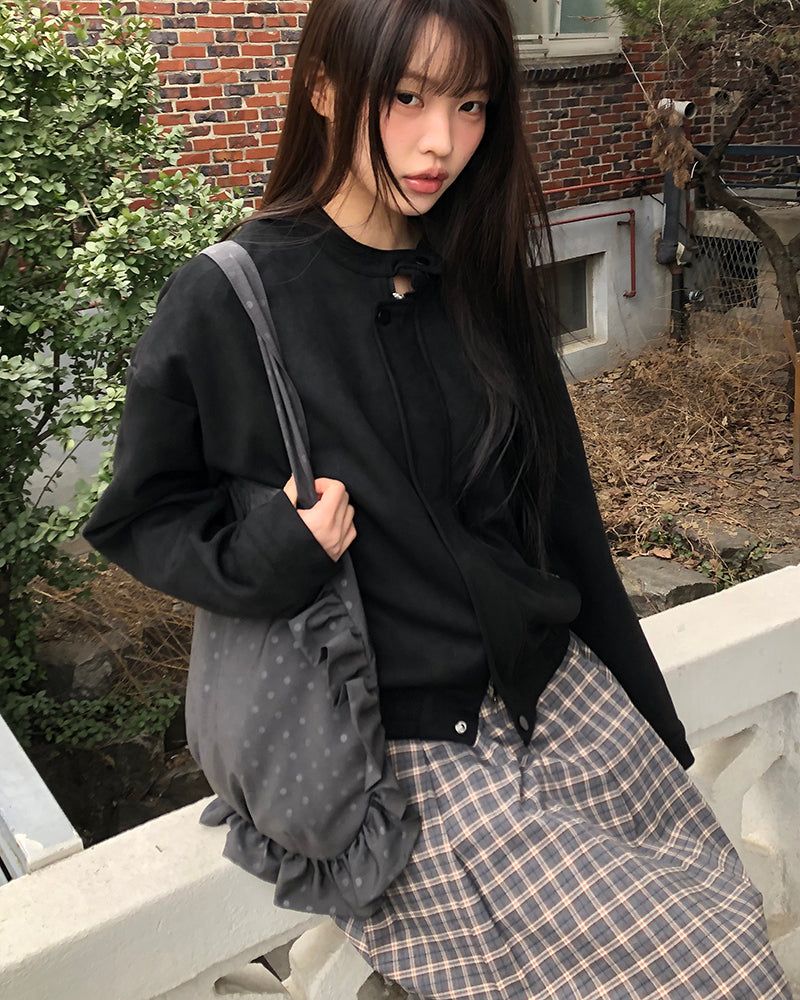 Brok Suede Two-Way Blouson Jacket