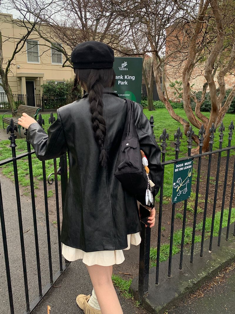 [MADE] Onz Classic Vegan Leather Jacket