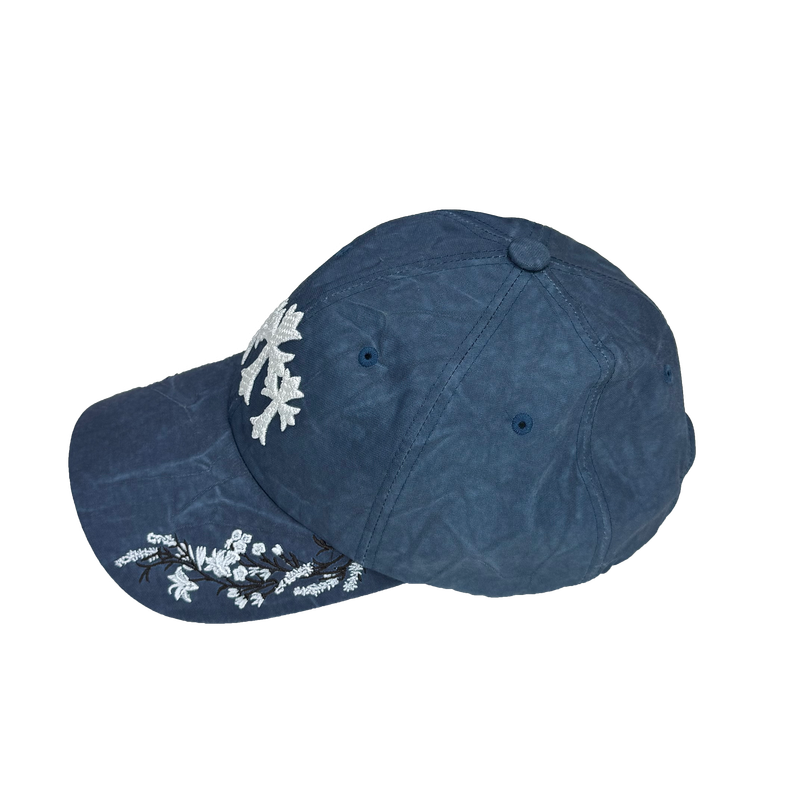 cross branch washed ball cap