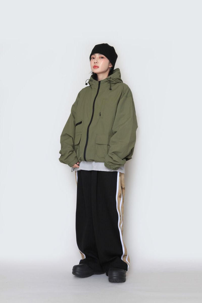 Pocket Hooded Windbreaker