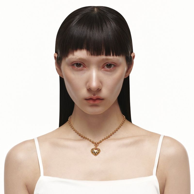 Big Multi Heart Necklace