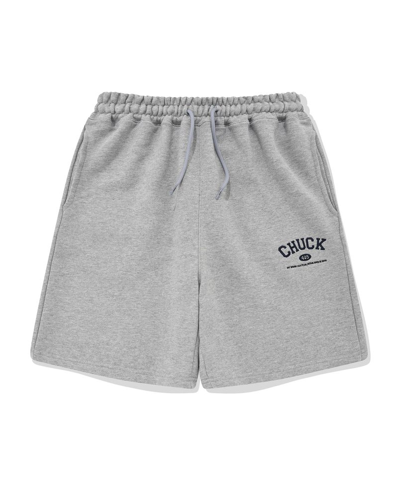 CHUCK（チャック）の「スモールアーチロゴハーフパンツ / CHUCK SMALL ARCH LOGO HALF PANTS (GRAY)（Pants）」
