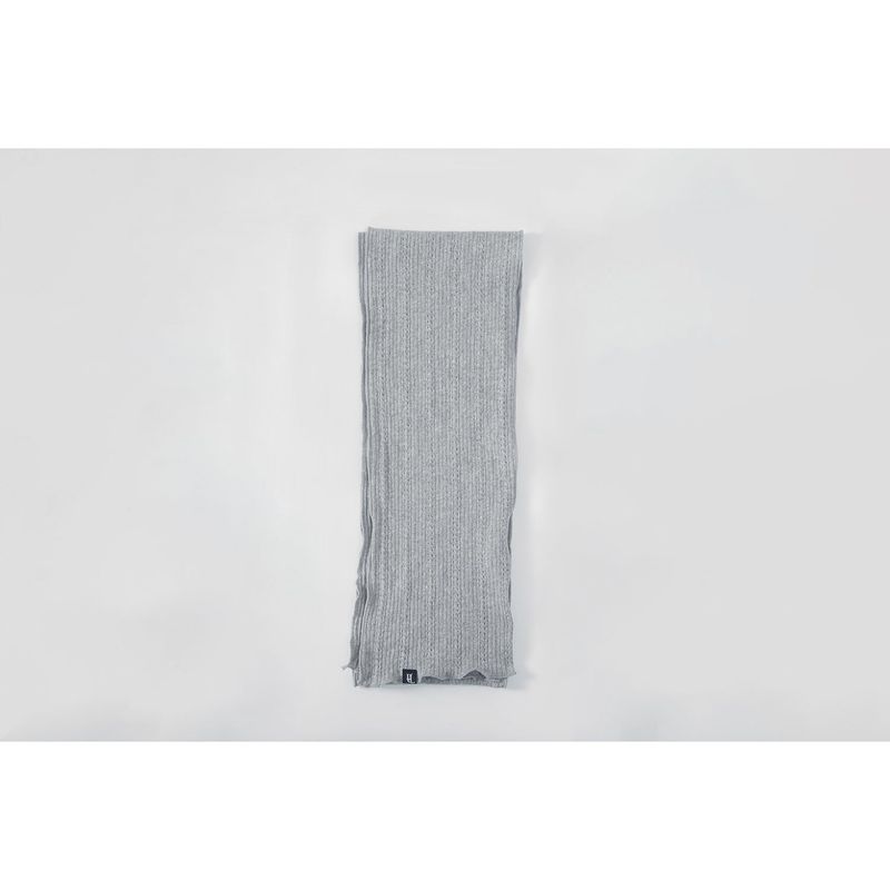 STITCH SLIM MUFFLER-GRAY