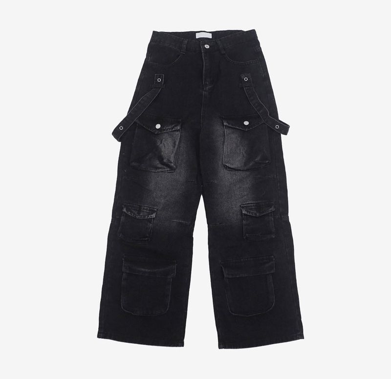 Ibian pocket strap pants