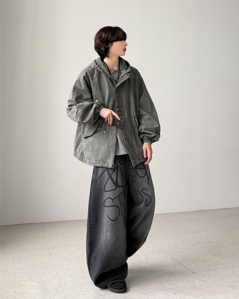 Caramel Washing Field Jacket