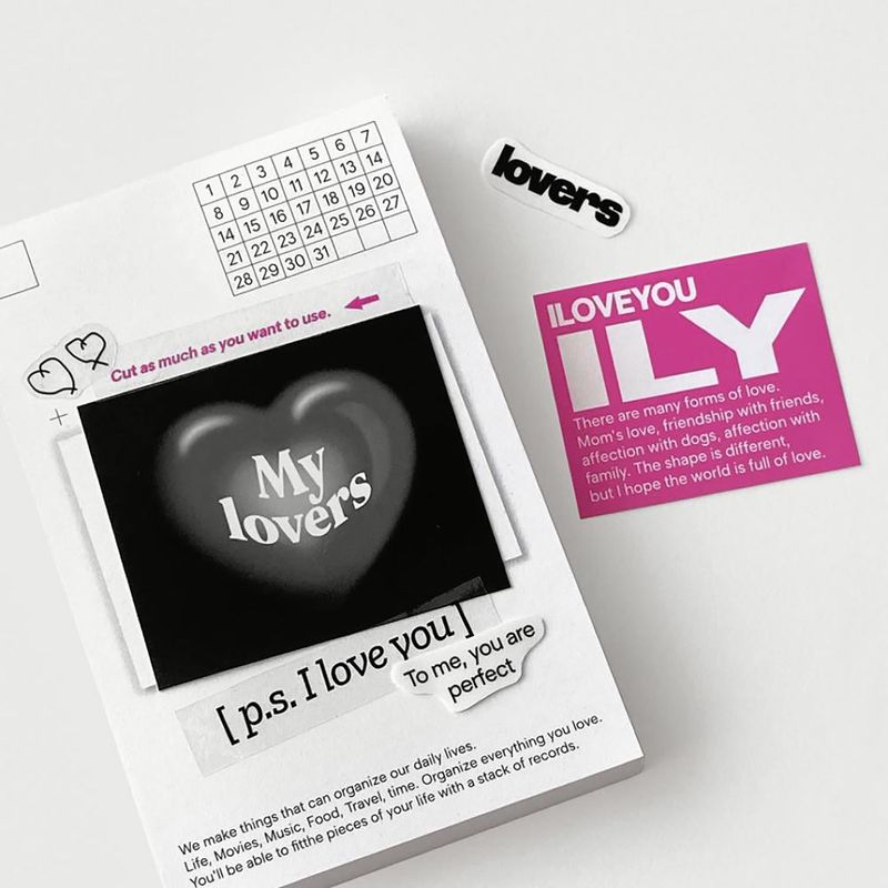 oab lovers pack / scrap sticker set
