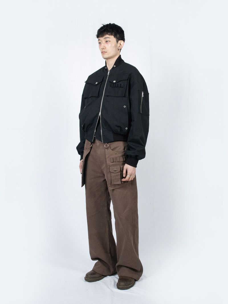 Ripstop Bomber Jacket (Black)