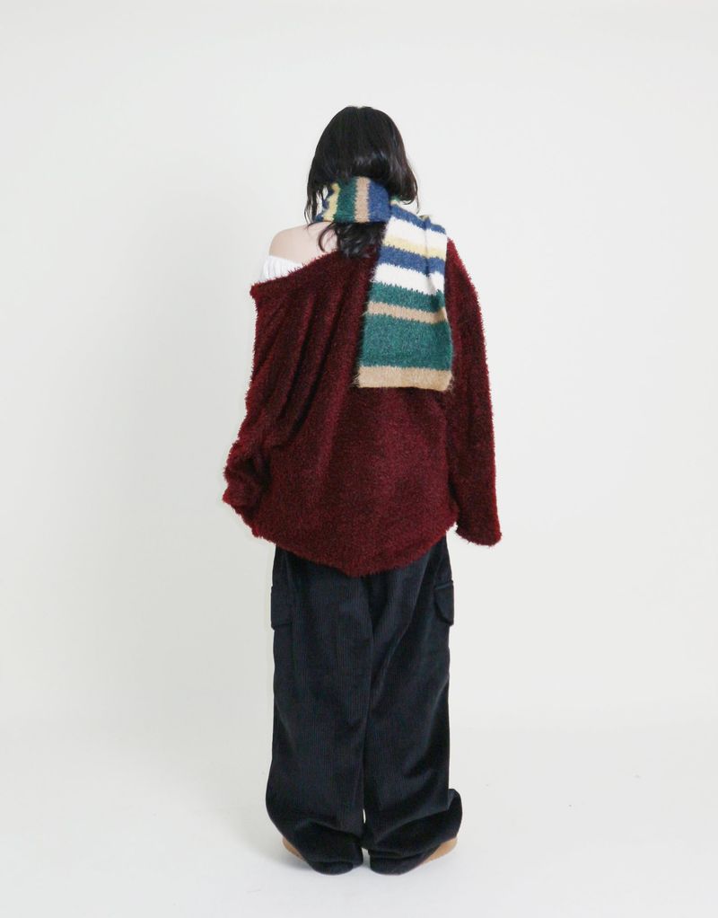 UZYOUNG（ユズヨン）の「Ray Bookle Round Winter Cardigan (popularity item)（Tops）」