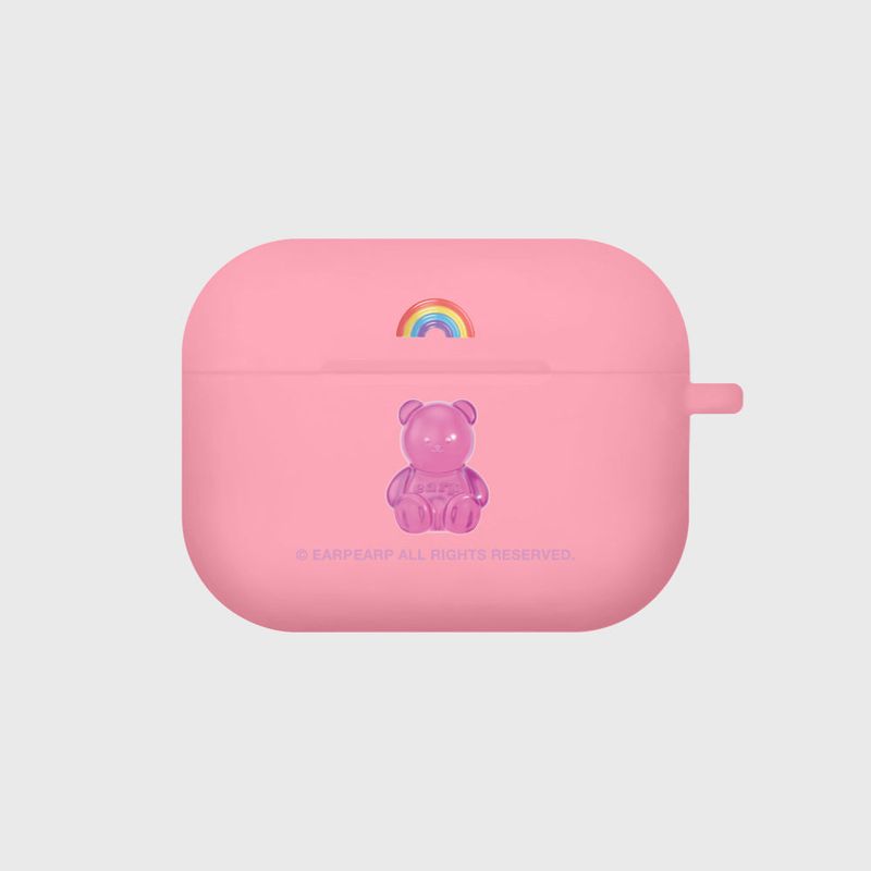 EARPEARP(アプアプ)の「JELLY COVY-PINK(AIR PODS PRO-COLOR JELLY)(Hats)」