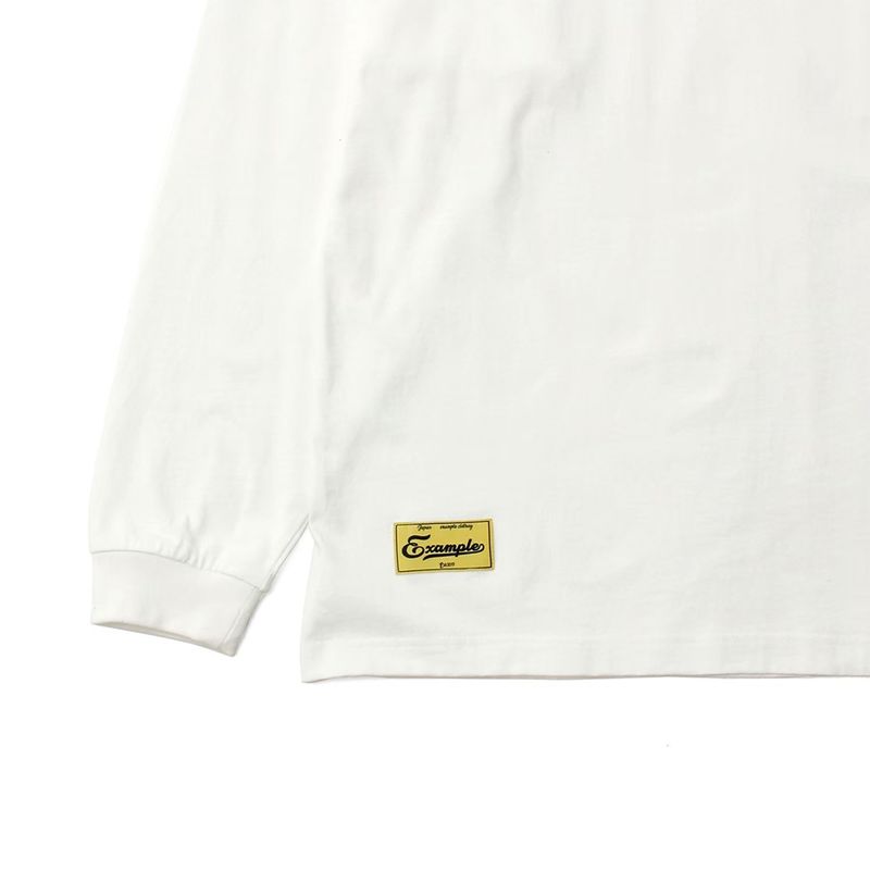 EXAMPLE CURSIVE CIRCLE LOGO BIGCOLLAR L/S TEE