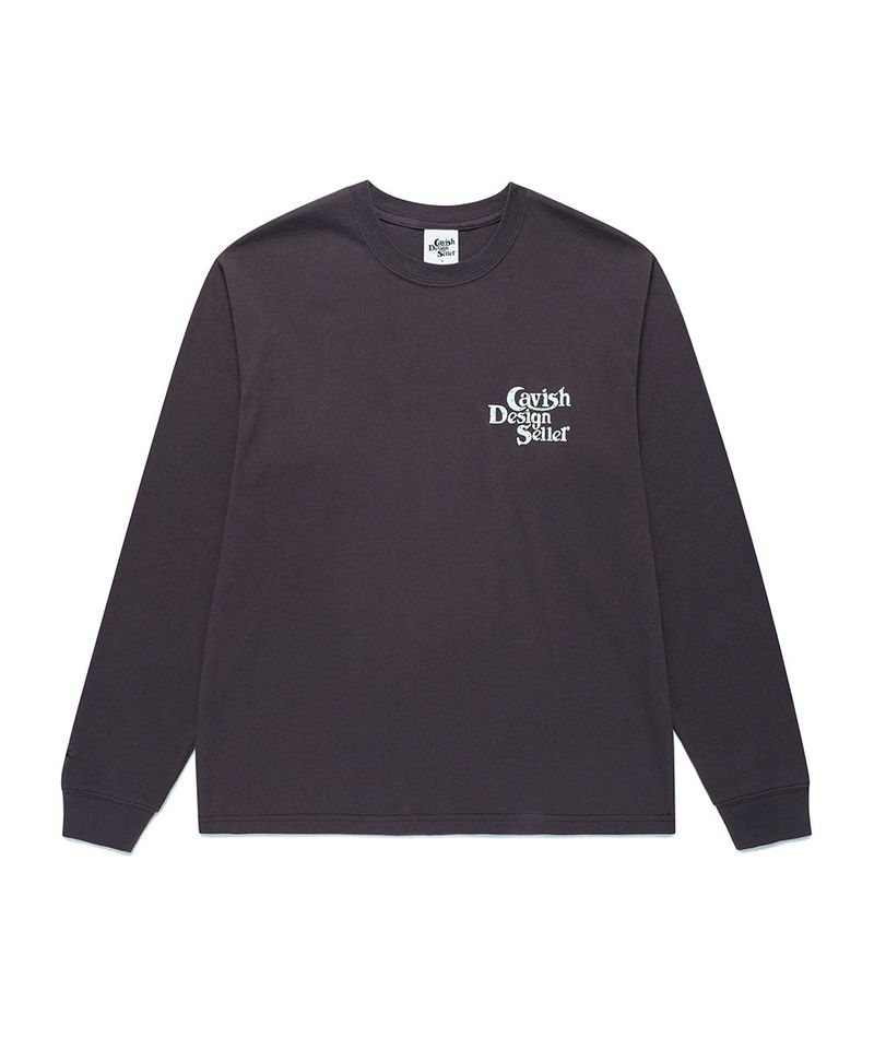 STAR SELLER LOGO LS TEE DARK PURPLE(CV2GSUT579A)