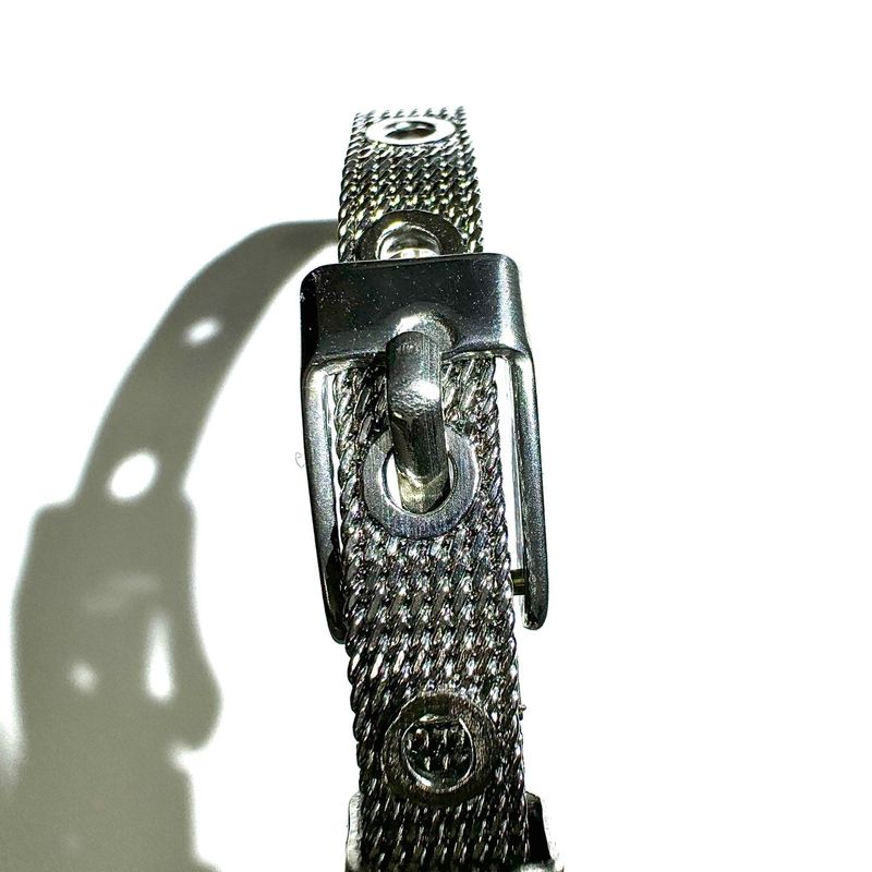 Silver belt bracelet