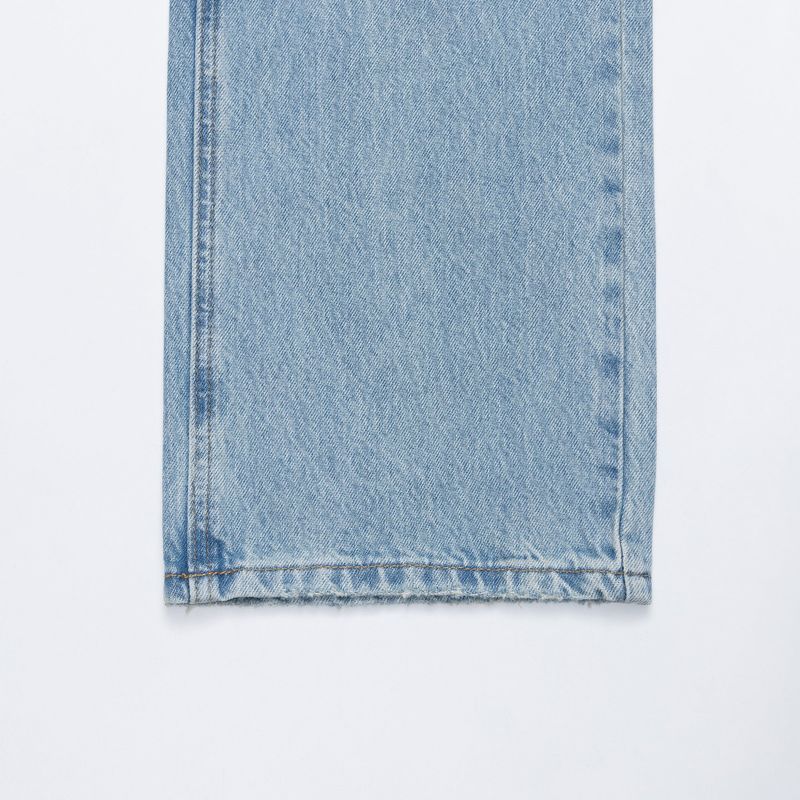 WIDE LIGHT BLUE DENIM PANTS code 21010