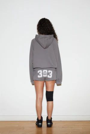Sporty 333 hoodie - charcoal