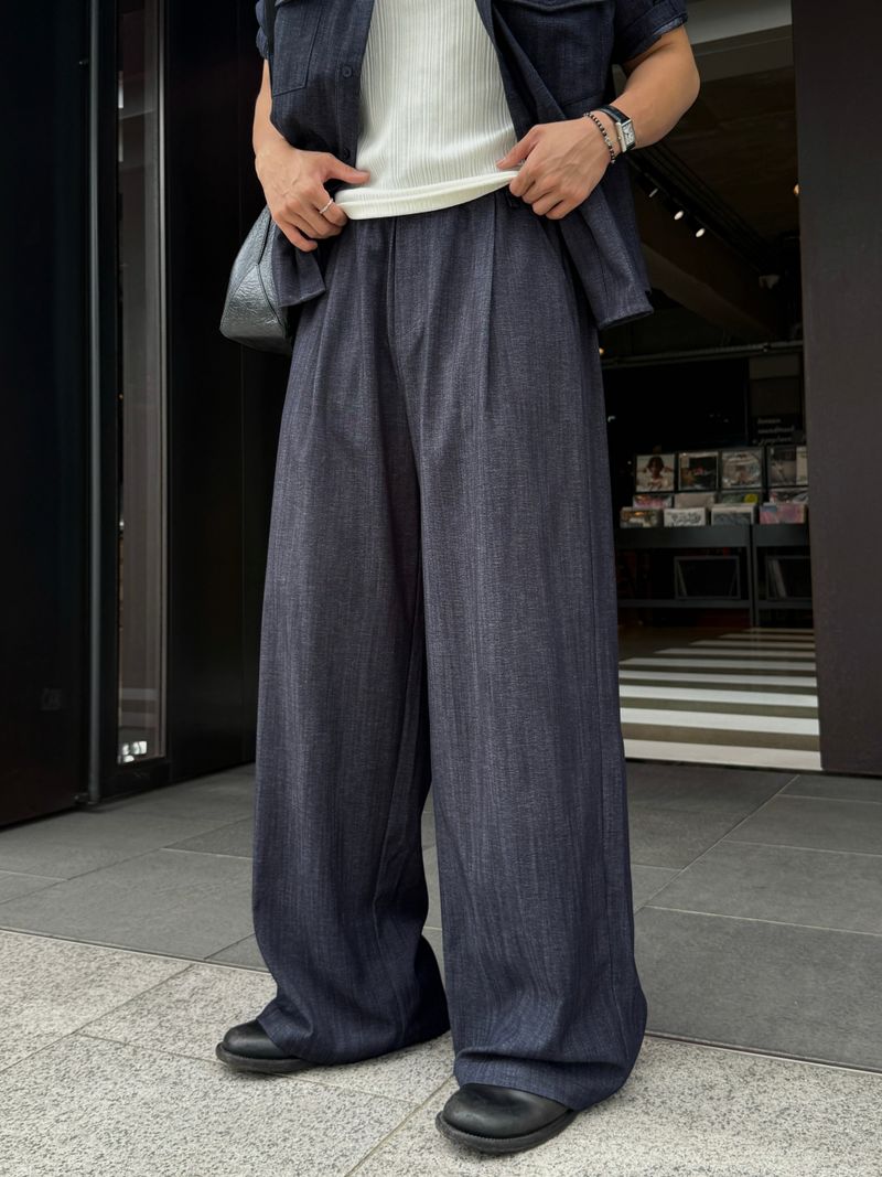 Mir banding denim pants