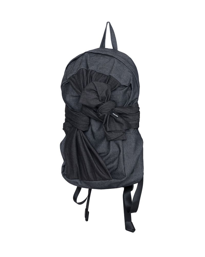 Knotted Backpack (Denim-Black)