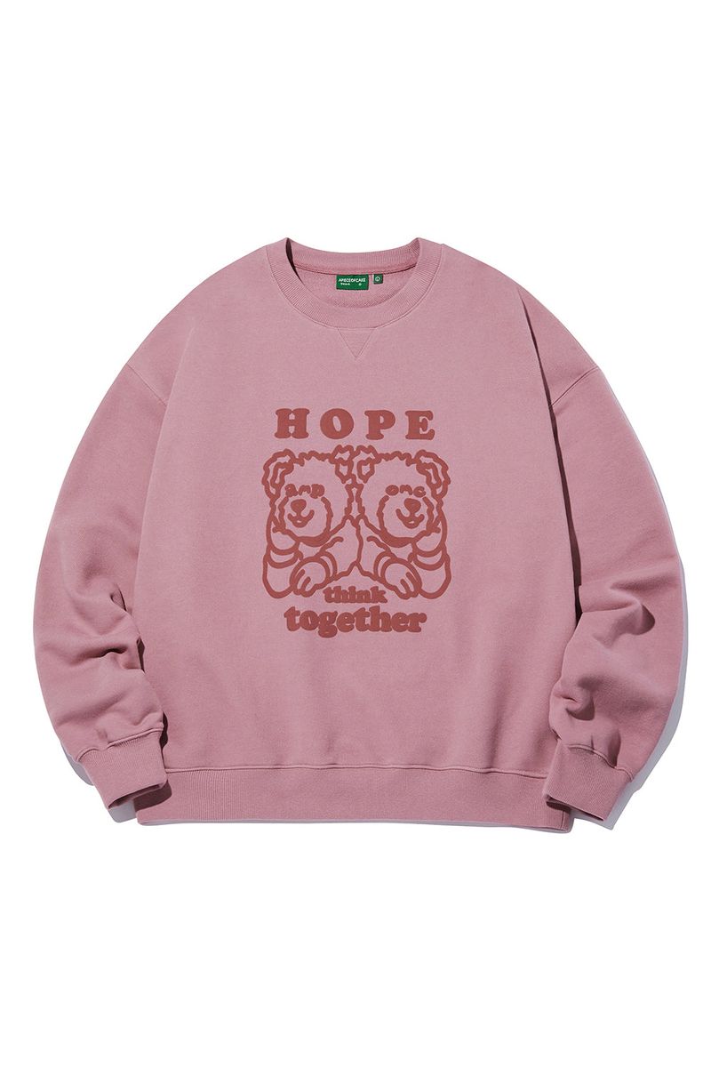 HTT Crewneck_Metal Pink
