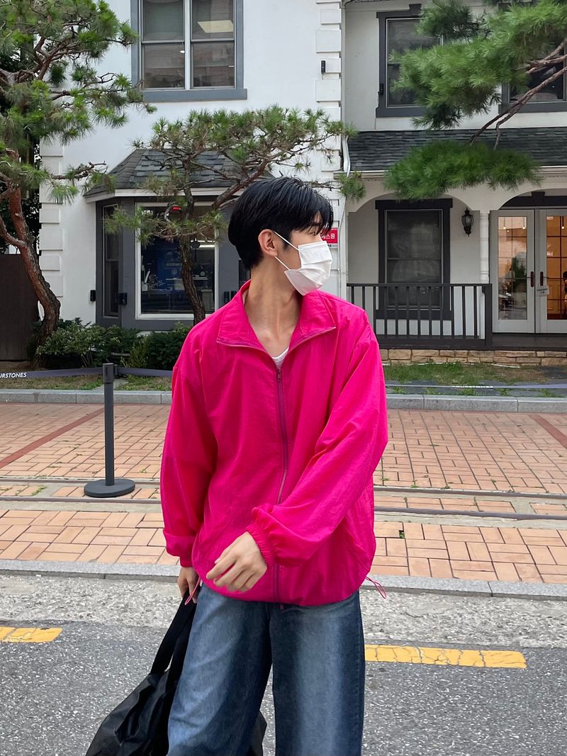Cent(セントマーケット)の「Balloon loose fit windbreaker JK(Jackets/Outerwear)」