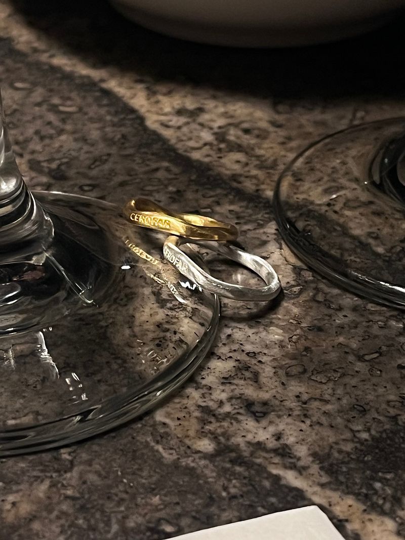 cerofar（セロファー）の「RIPPLES OF RING GOLD(silver+16K gold plated)（Accessories）」