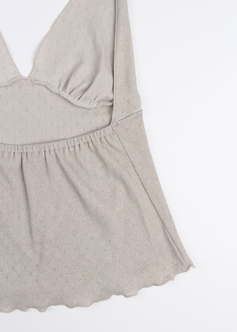 PIG HALTER PUNCHING SLEEVELESS