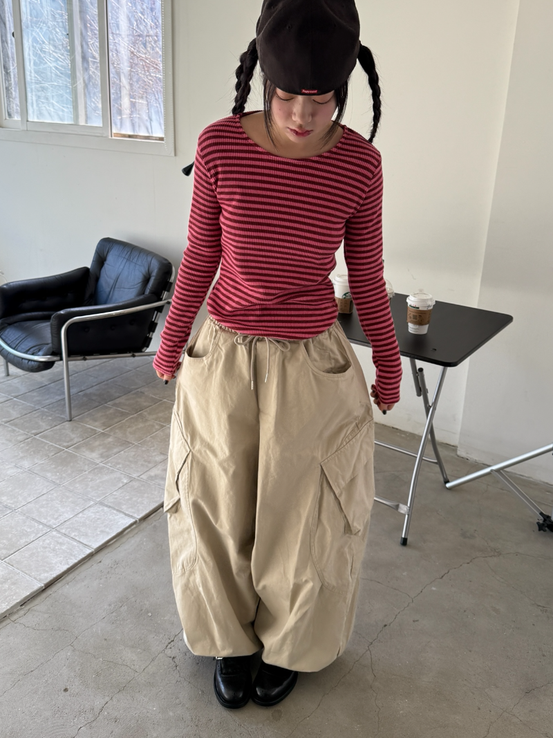 balloon cargo banding pants