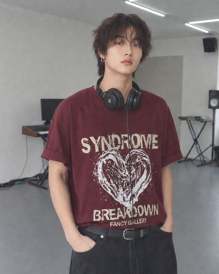 (UNISEX) Heart Syndrome Over Tee
