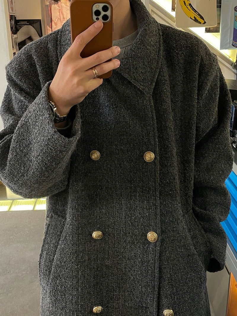3 TAP Emma Wool Tweed Coat (2color)