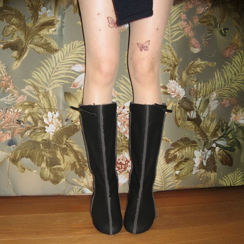 foggy moody（ポギムギ）の「Mouton 0014. Shearling Line Boots - 3colors（Shoes）」