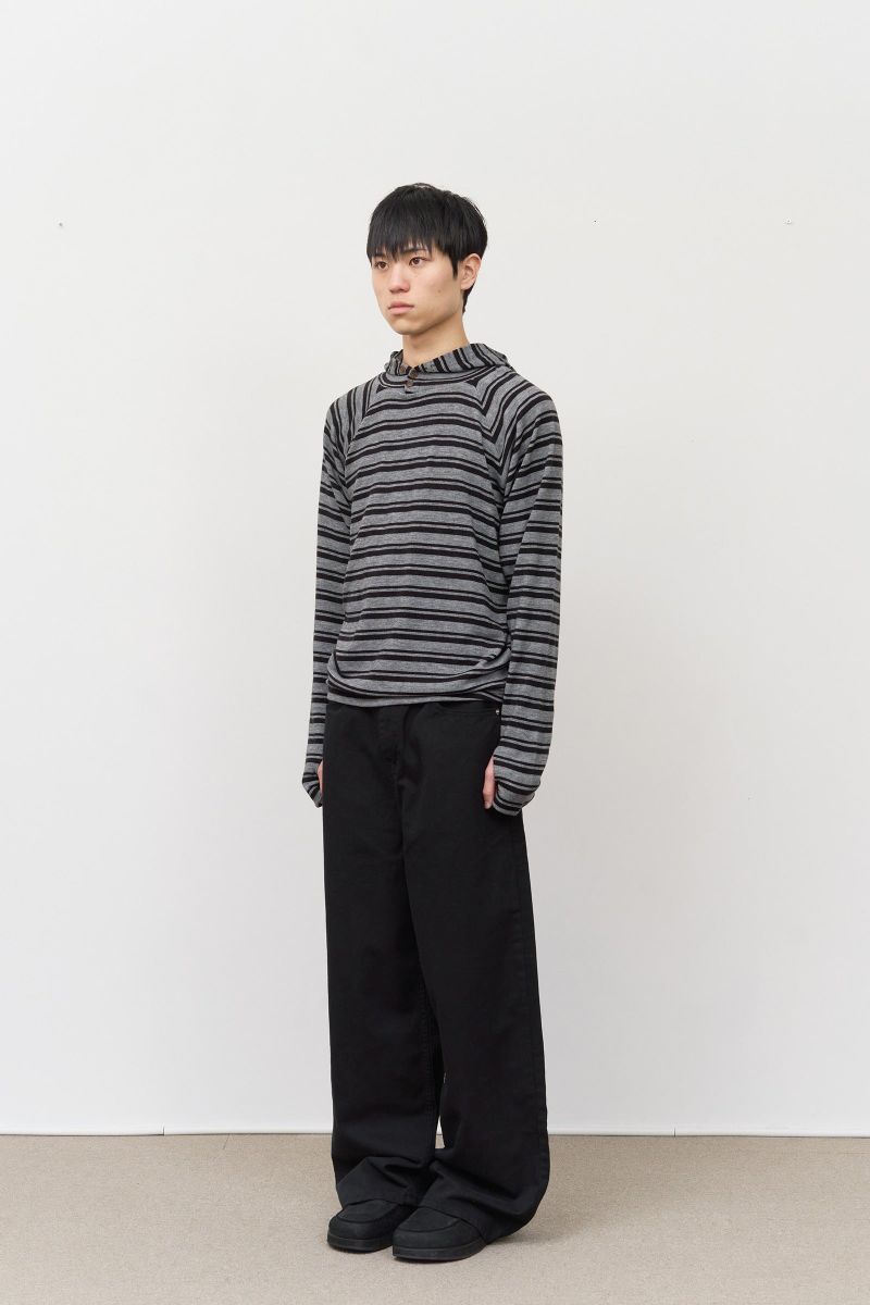 Su Striped Knitted Hoodie