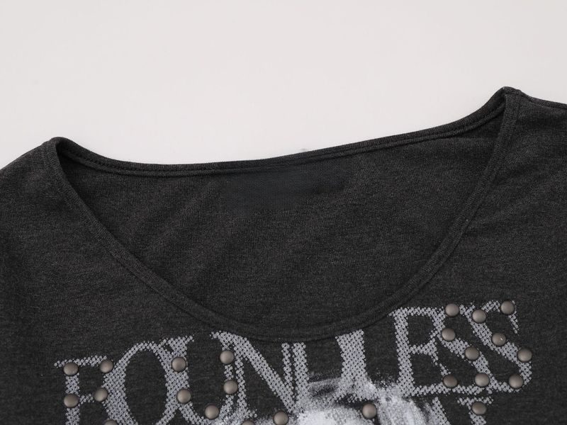 Cami Rivet Print Slim Tee
