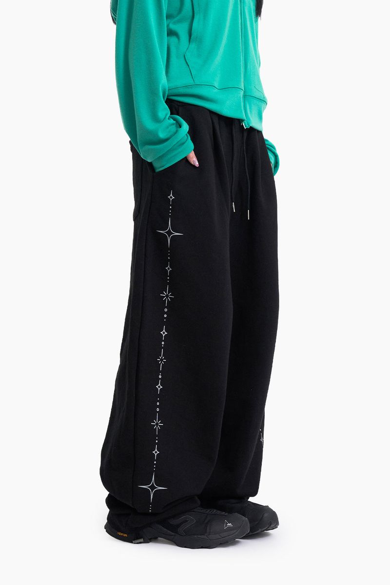 Ethnic balloon sweatpants