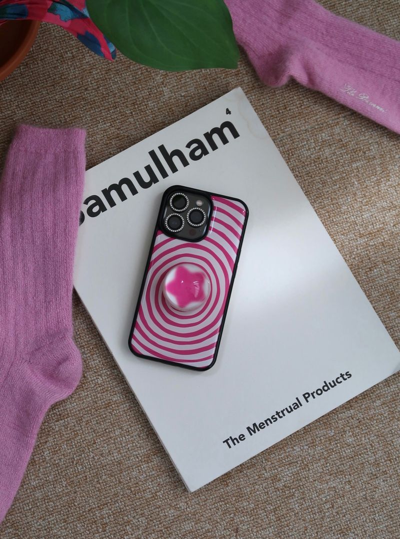 [MADE] bingle epoxy case (hot pink)
