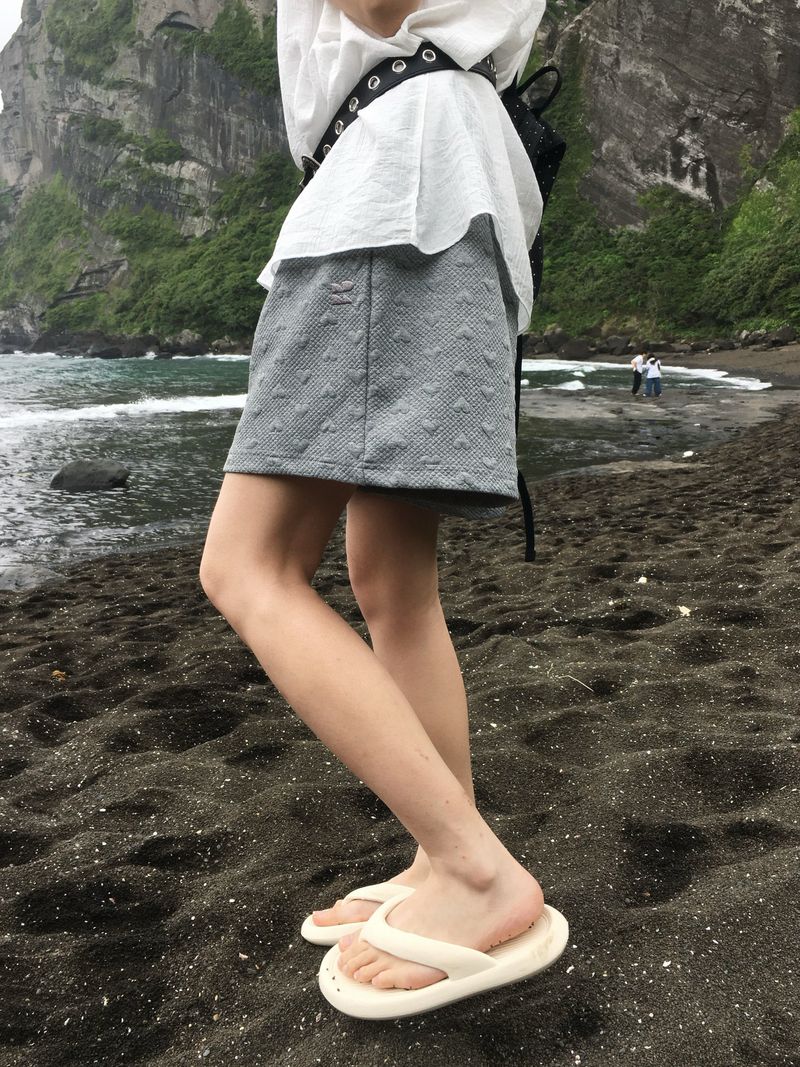 [Short ver/Ritcore MADE] Heart Embossed Shorts (3c)