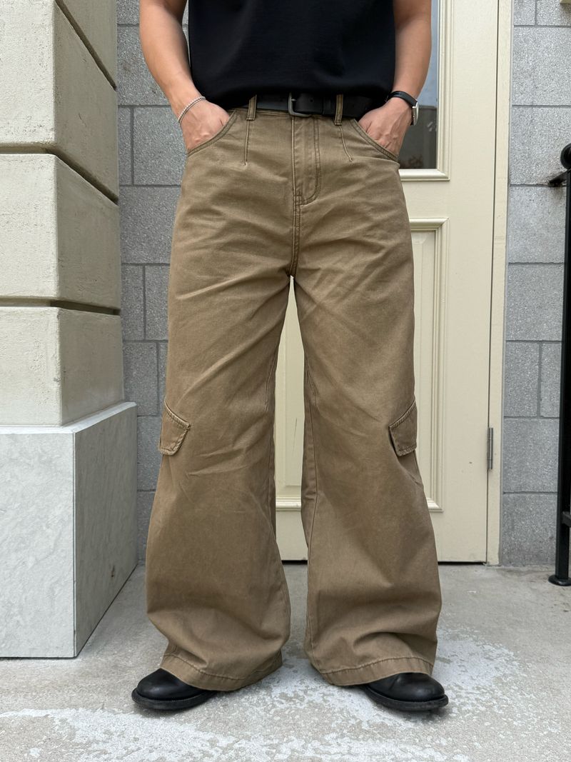 Onew vintage washing cargo pants
