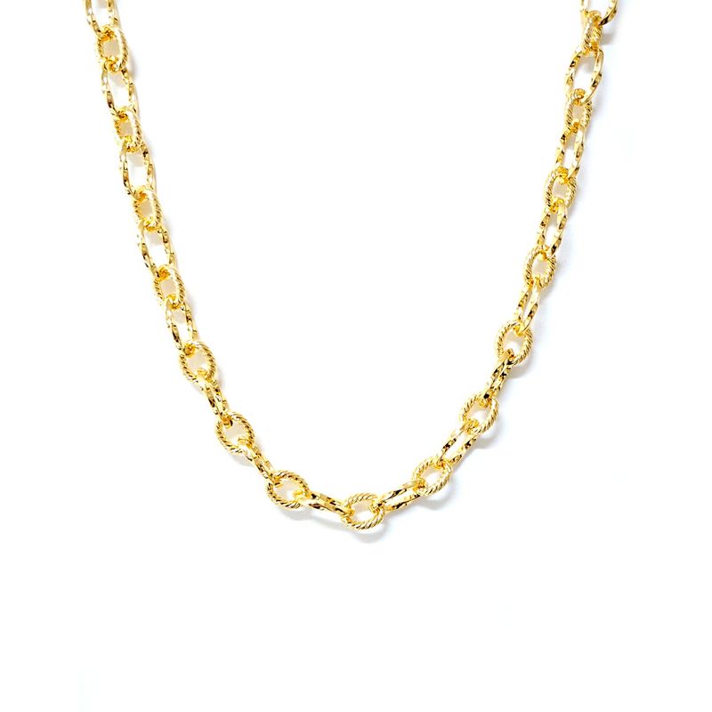 TWIST GOLD CHAIN NECKLACE