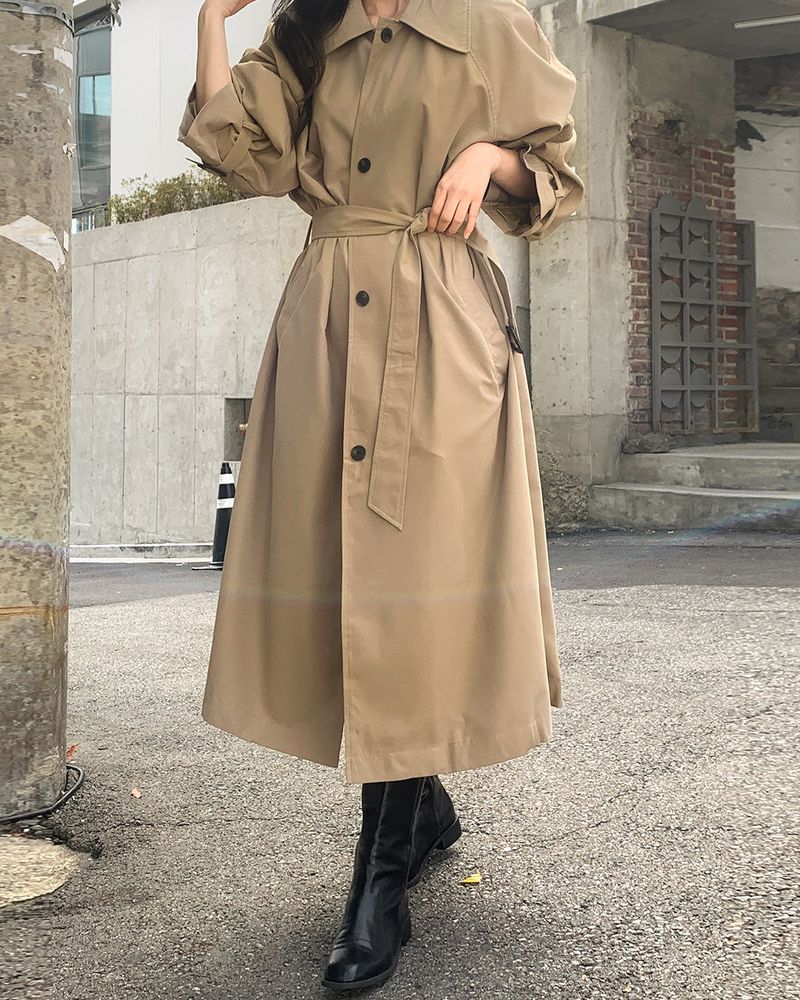 Iya Overfit Trench Coat